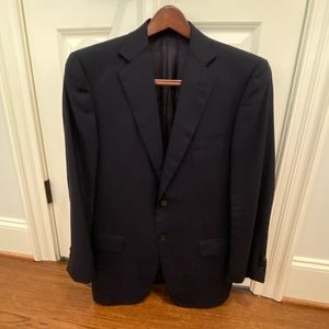 Ermenegildo Zegna wool/silk blend, navy blazer